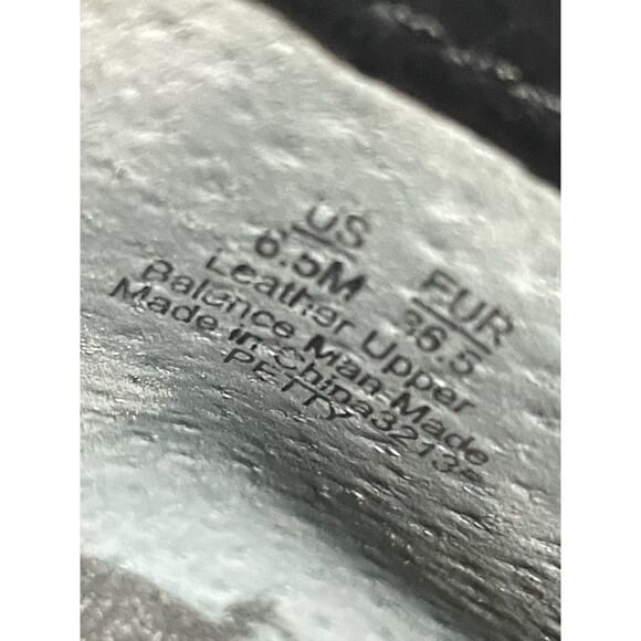 Sam Edelman Petty Ankle Boots Booties Pebbled Leather Womens 6.5 M EU 36.5 Black - Picture 4 of 10